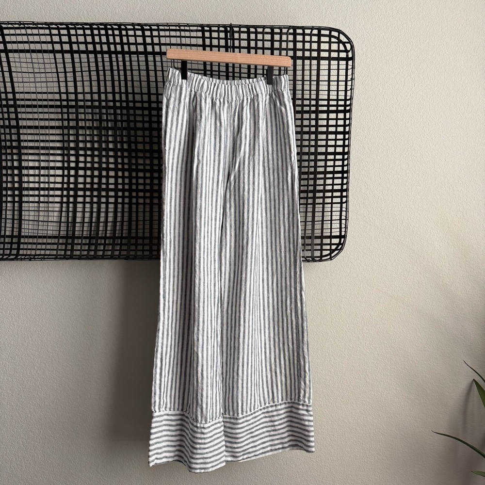 Fernando Linen Wide Leg Pant